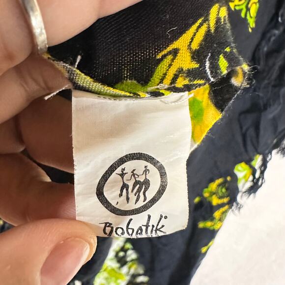 BOBATIK Green Mandala Hippie Fringe‎ Scarf Shawl Art Tapestry Wall Bohemian Boho - Picture 5 of 8